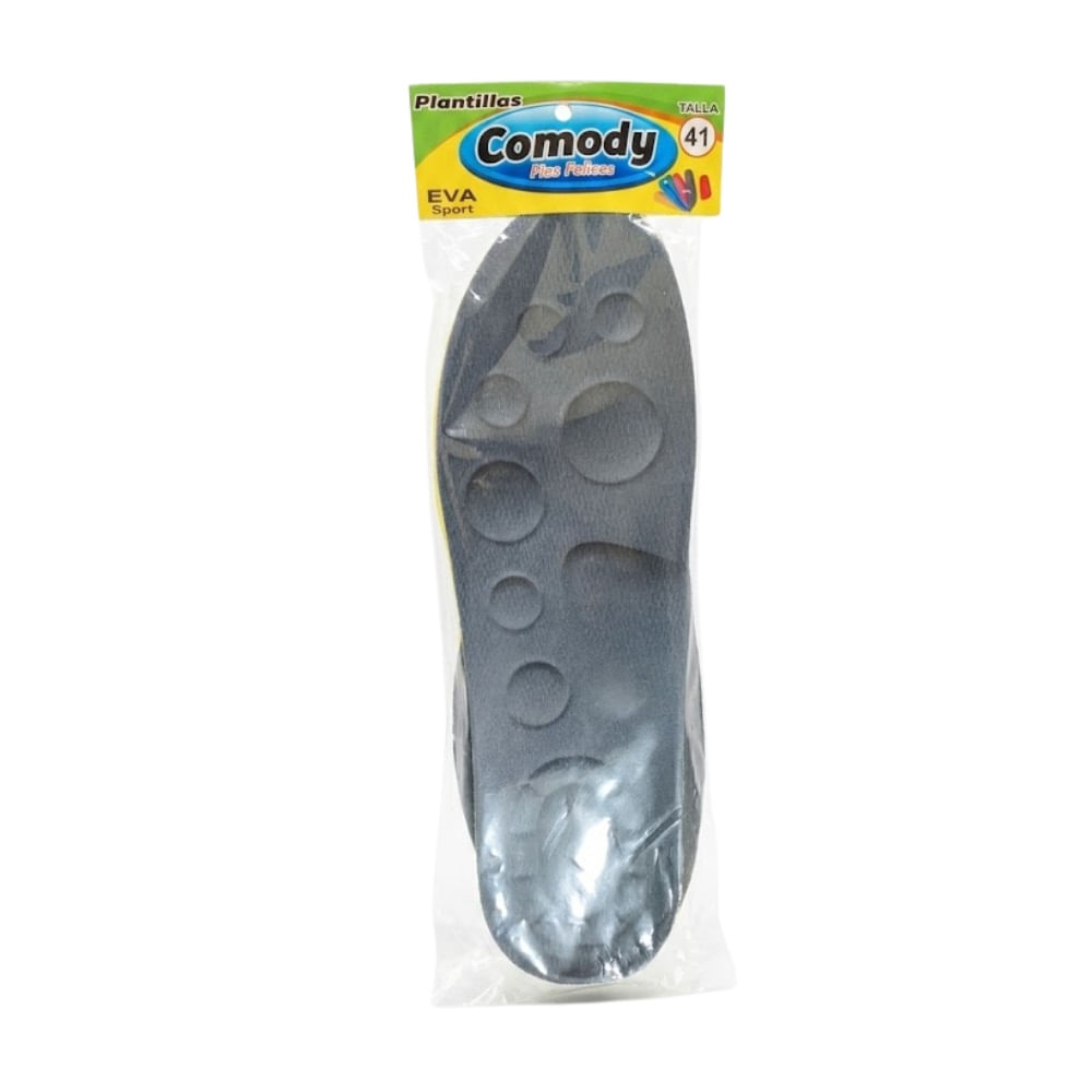 Plantillas para Zapatos Zapatillas con Amortiguacion Ergonomico COMODY Eva Sport Talla 41