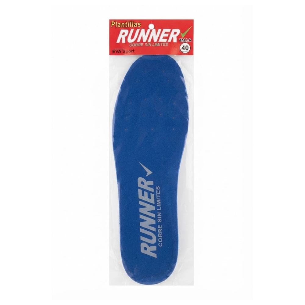Plantillas para Zapatos Zapatillas con Amortiguacion Ergonomico RUNNER Eva Sport Talla 40