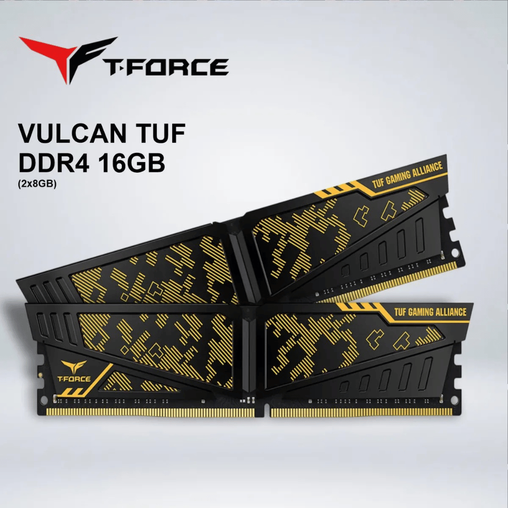 MEMORIA T-FORCE VULCAN TUF DDR4 16GB 2X8GB 3200 CL16