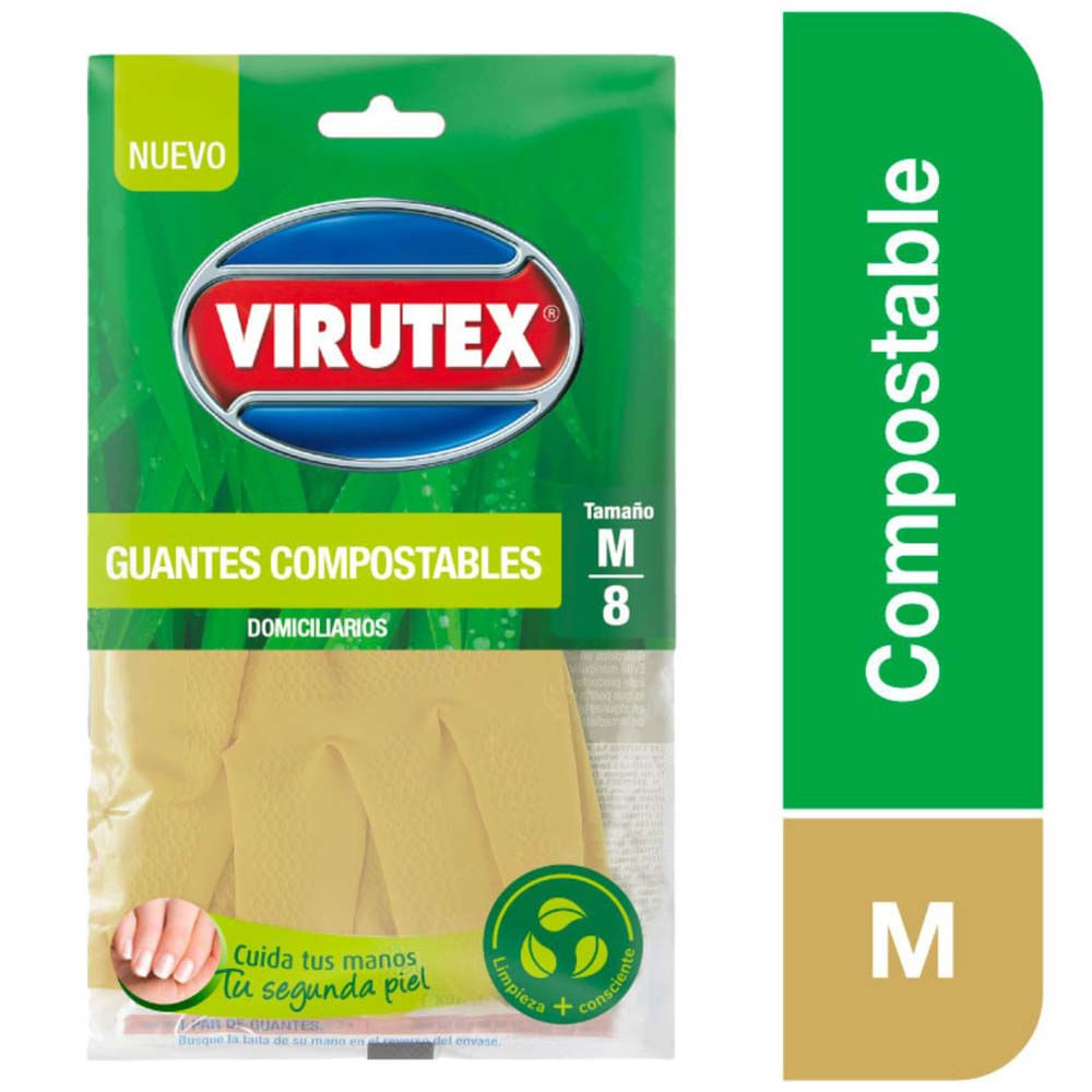 Guantes Multiuso Compostables Virutex Talla M