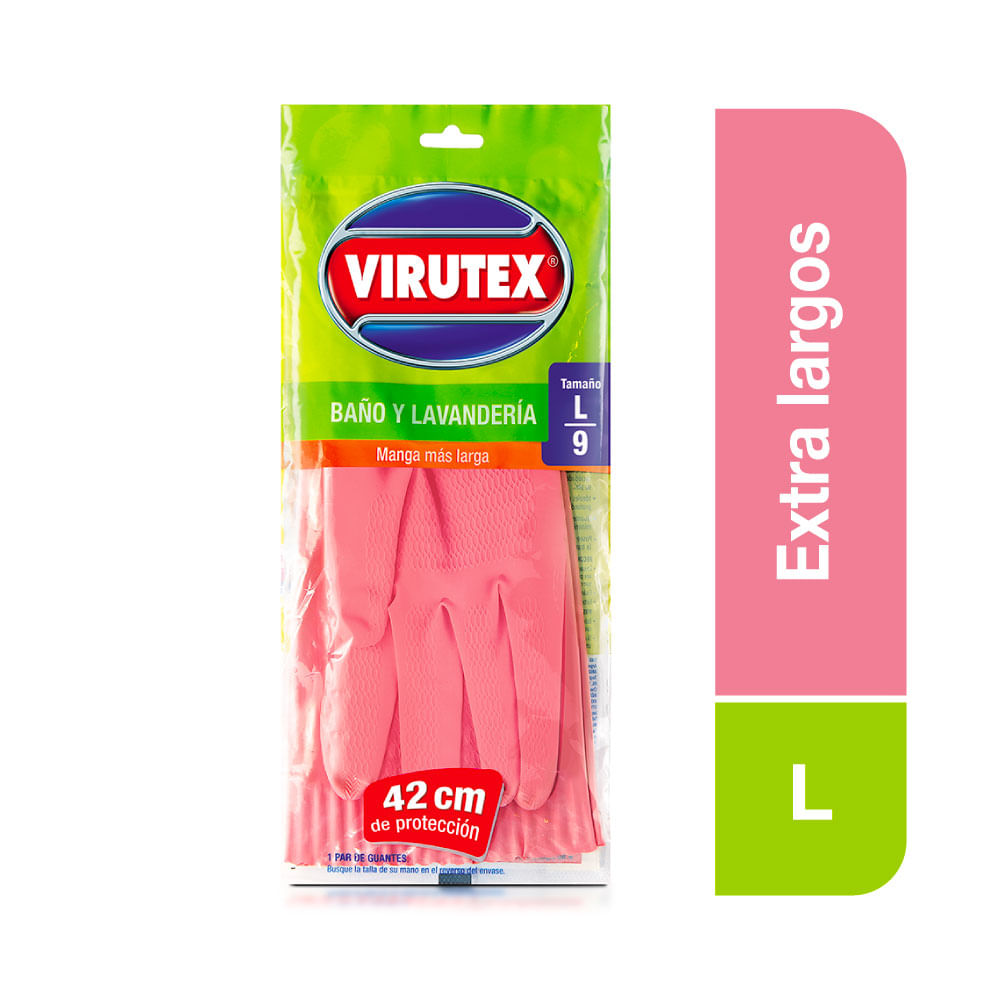 Guantes para Baño y Lavandería Virutex Talla L