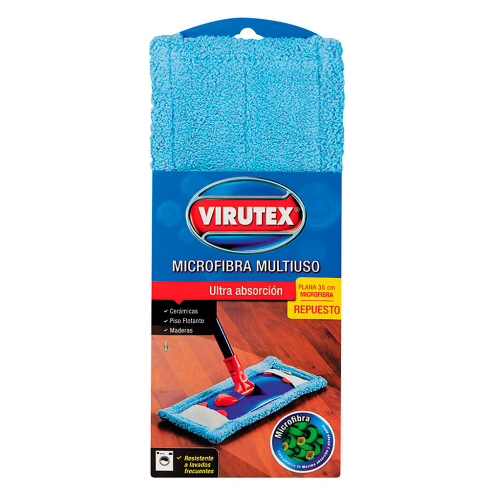 Repuesto Mopa Plana VIRUTEX Microactiva 1un