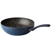 Wok ILKO 28cm Granito Navy Azul