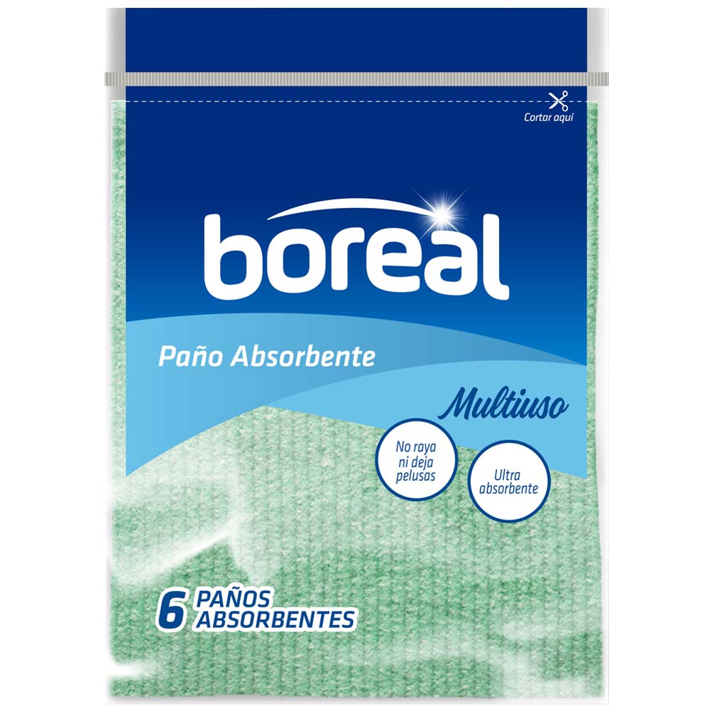 Paño Absorbente BOREAL 12 unidades