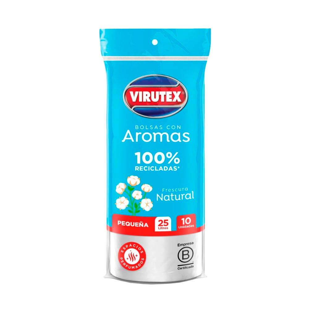Bolsa para Basura 25L x10un VIRUTEX Frescura Natural