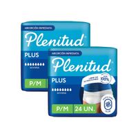 Pack Ropa Interior Desechable PLENITUD Protect Plus P/M Paquete 24un Pack 2un