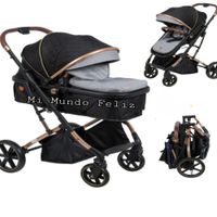 Coche Cuna Moises Estilo Europeo Gris
