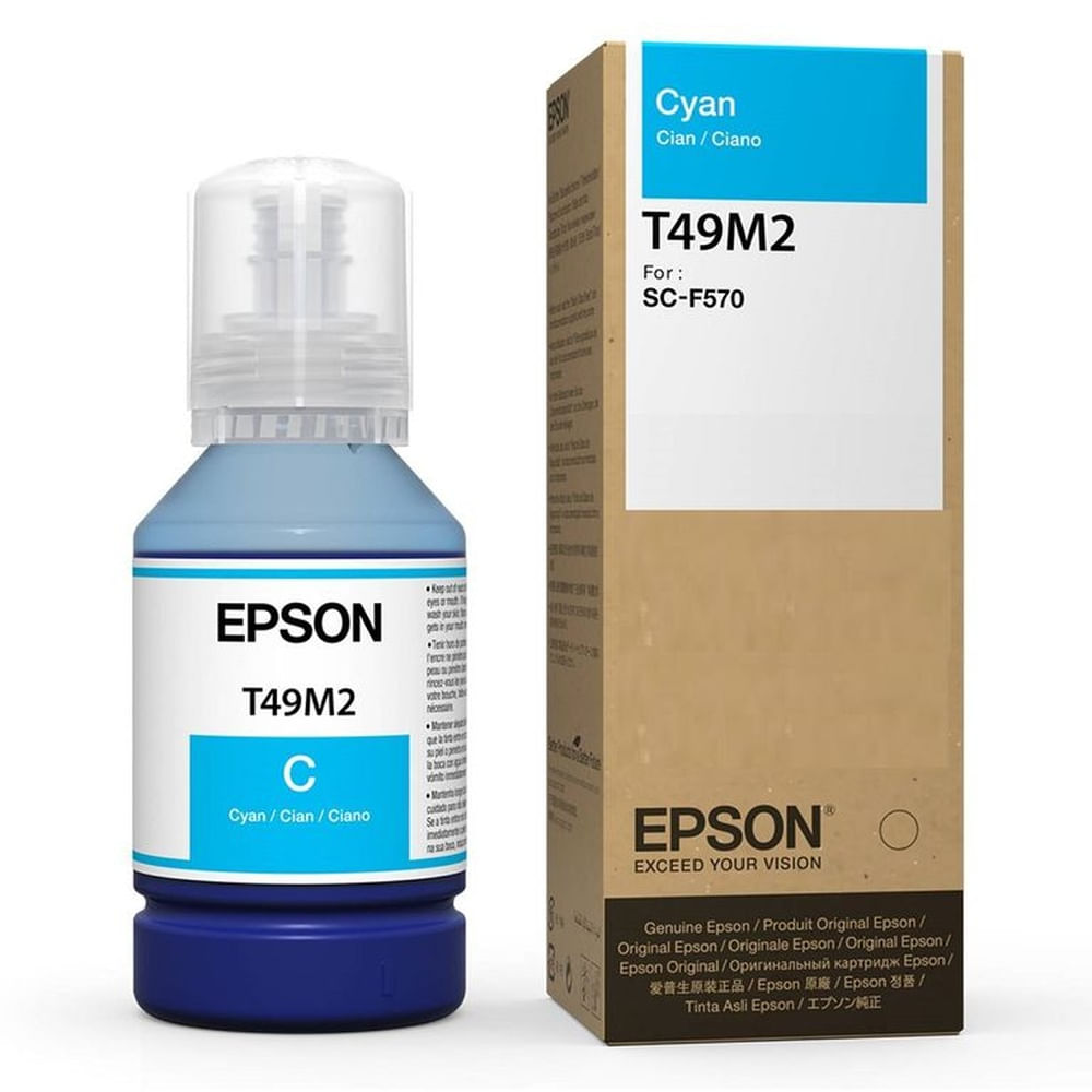 Kit 4 Tinta Epson T49M SC-F170, SC-570, SC-571 Original - 140ml