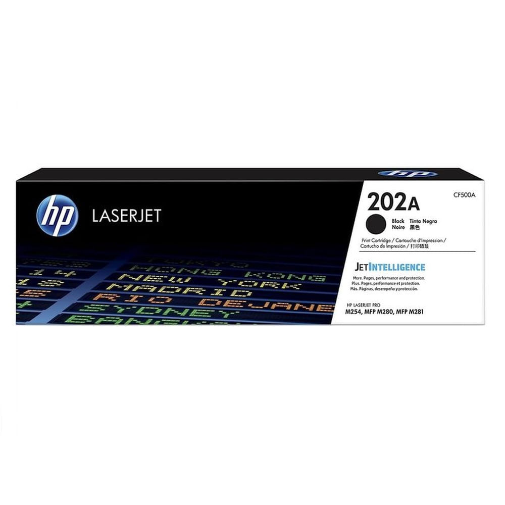TONER HP 202A NEGRO CF500A L.J.P. M254 ORIGINAL