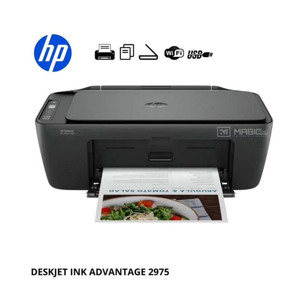 IMPRESORA MULTIFUNCIONAL HP 2975 WIFI - ESCANER - COPIA