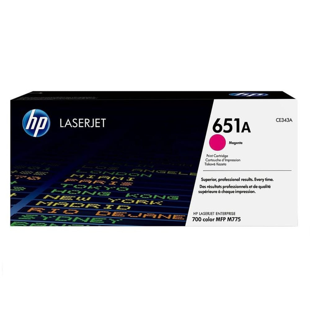 TONER HP 651A MAGENTA CE343A L.J.E. 700, M775 ORIGINAL