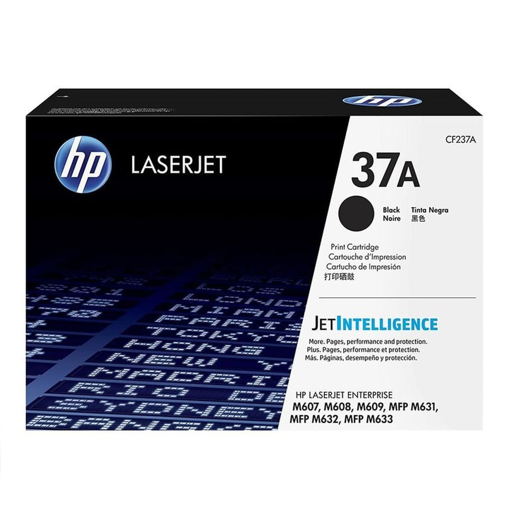 TONER HP 37A NEGRO CF237A L.J.E. M631, M607 ORIGINAL