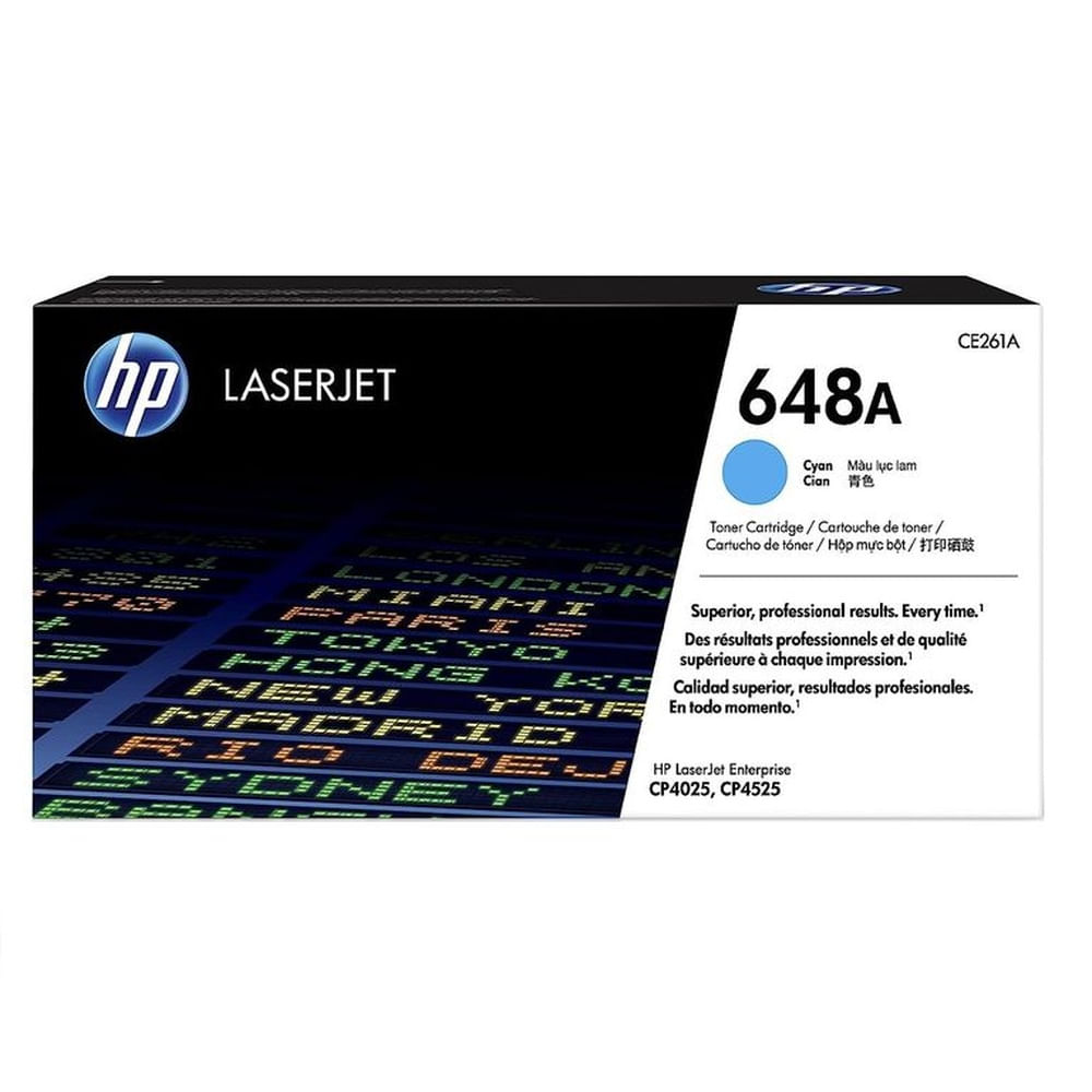 TONER HP 648A CIAN CE261A L.J. CP4525 ORIGINAL