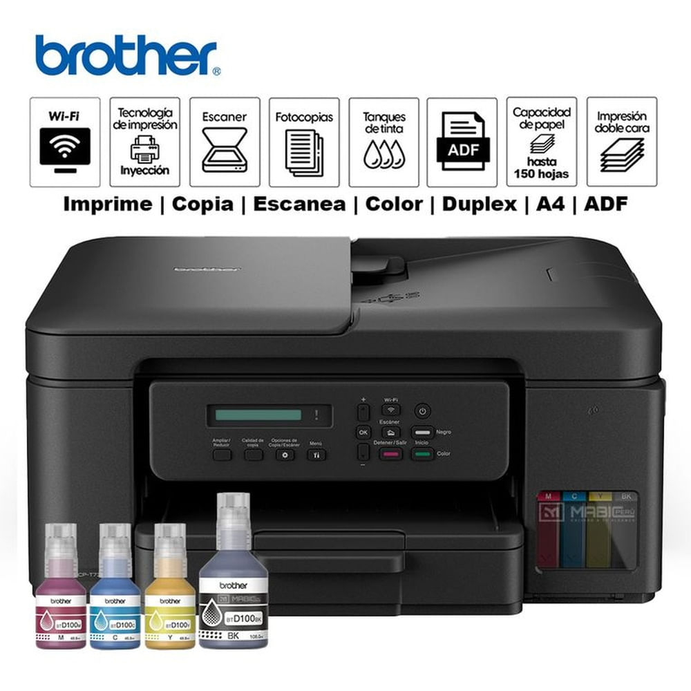 Impresora Multifuncional Brother DCP-T730DW Duplex WIFI ADF
