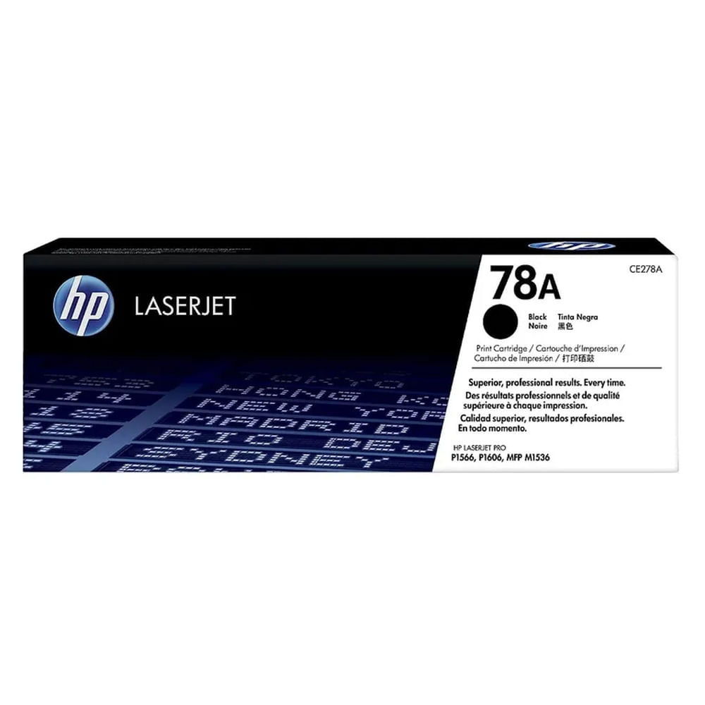 TONER HP 78A NEGRO CE278A  L.J. P1606 ORIGINAL