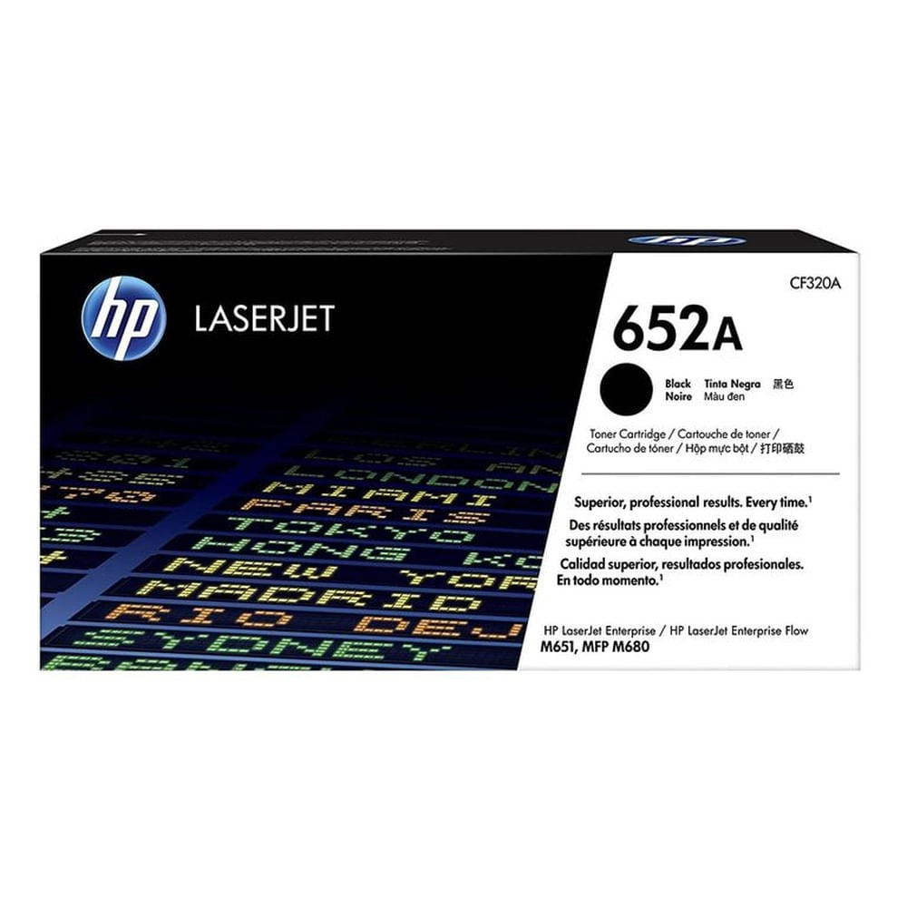 TONER HP 652A NEGRO CF320A L.J.E. M680 ORIGINAL
