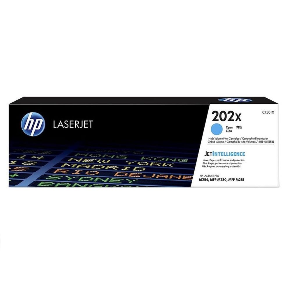TONER HP 202X CIAN CF501X L.J.P. M254 ORIGINAL
