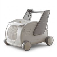 Andador Caminador y Correpasillos Gris Carrito Organizador de Juguetes