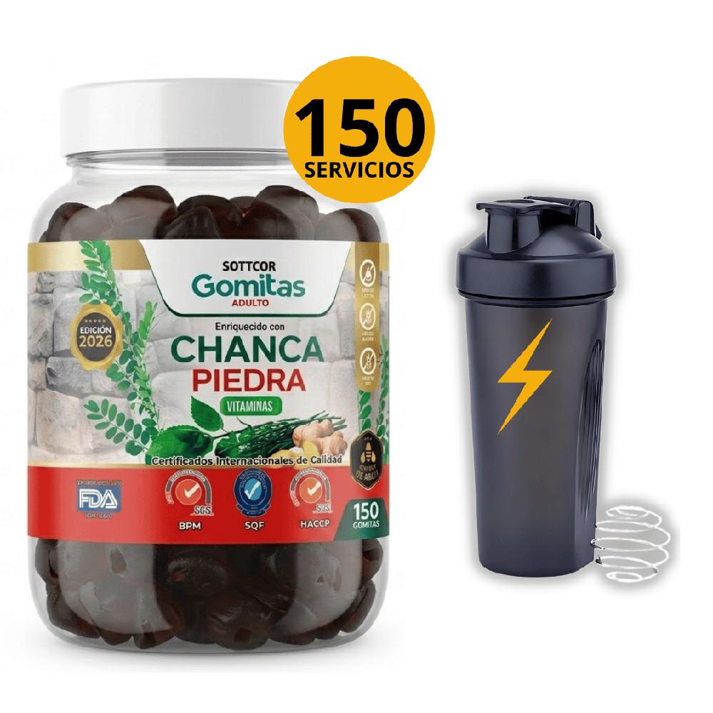 Gomitas Chanca Piedra Sottcor 150 Unidades - Regalo Portasuplementos