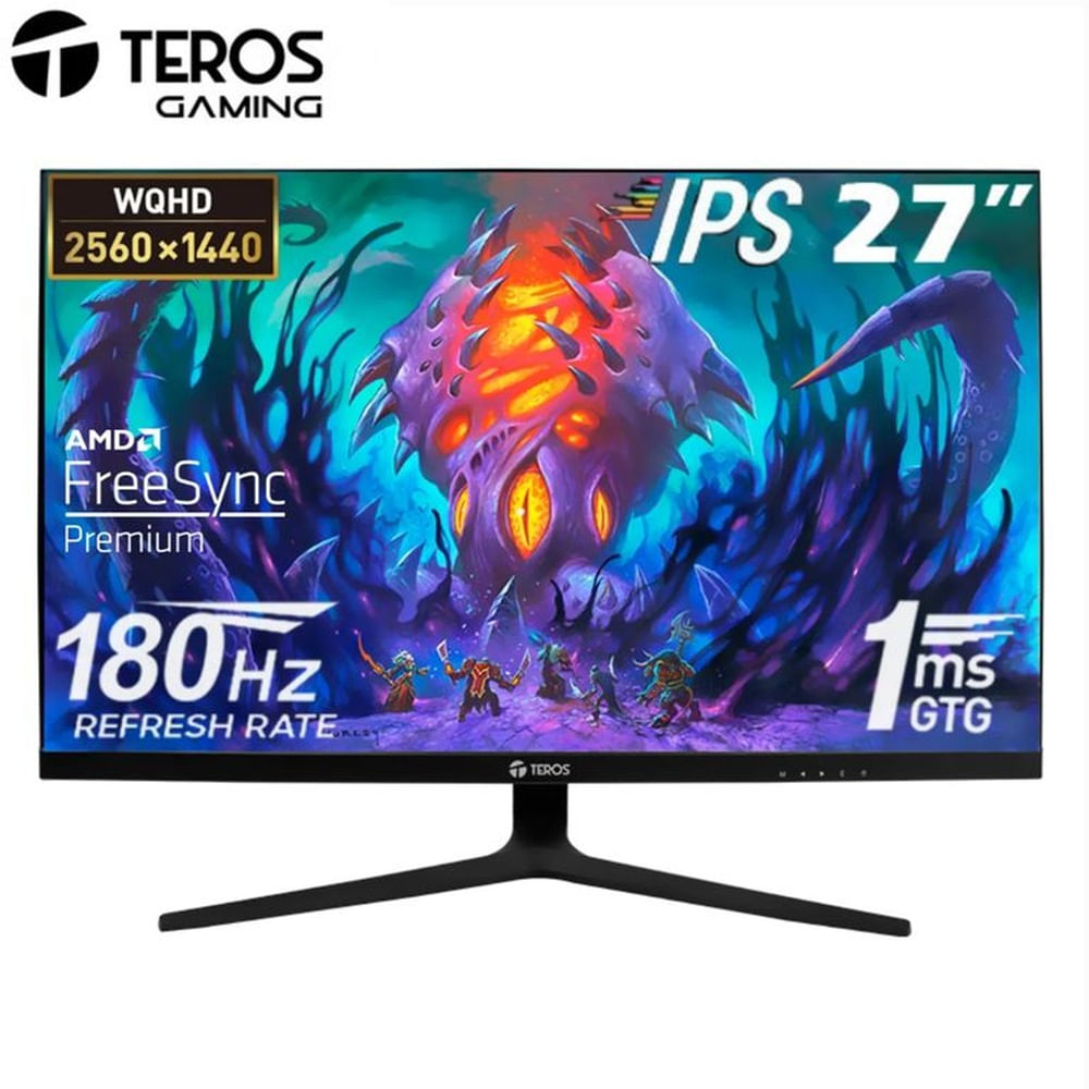 Monitor Teros Gaming TE-2769G, 27 QHD IPS 2K, 180Hz, 1ms