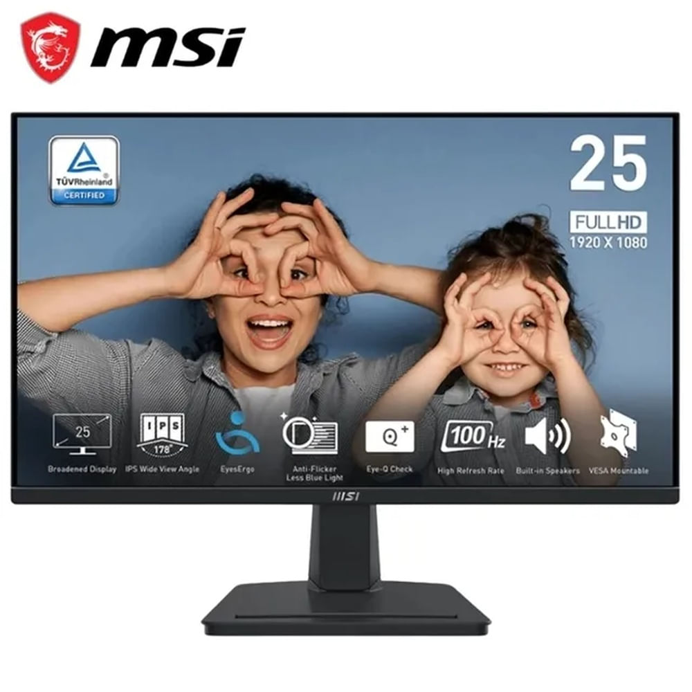Monitor MSI Pro MP251 E14L, 25 FHD IPS, 144Hz, 1ms