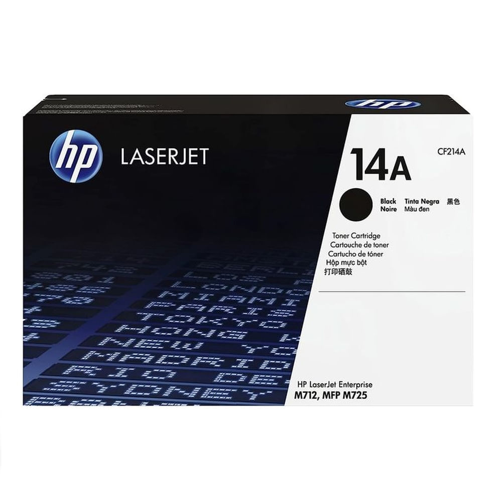 TONER HP 14A NEGRO CF214A L.J.E. 700, M725, M712 ORIGINAL