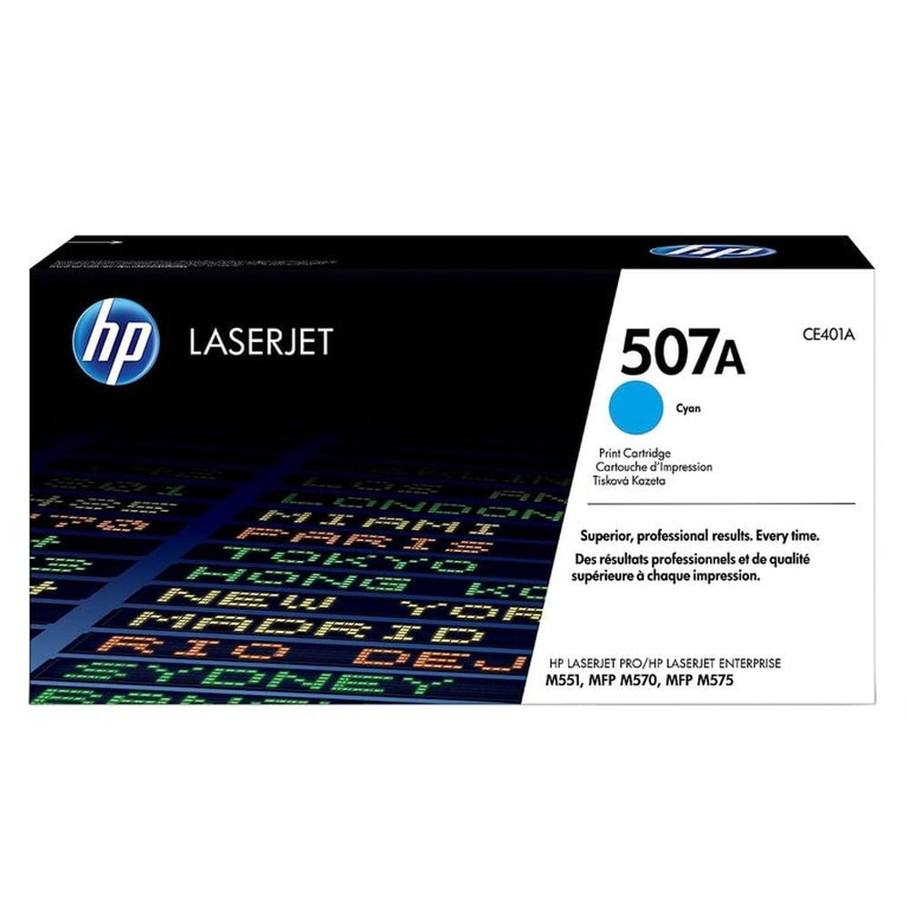 TONER HP 507A CIAN CE401A L.J. M551 ORIGINAL