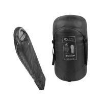 Bolsa de Dormir 210 x 80 cm Tipo Momia con Relleno de Plumon de Pato  DIMAN Negro