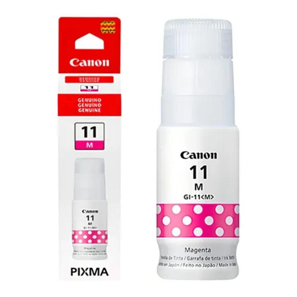 Botella de Tinta Canon GI-11M Magenta 70ml para PIXMA G2160/G3160