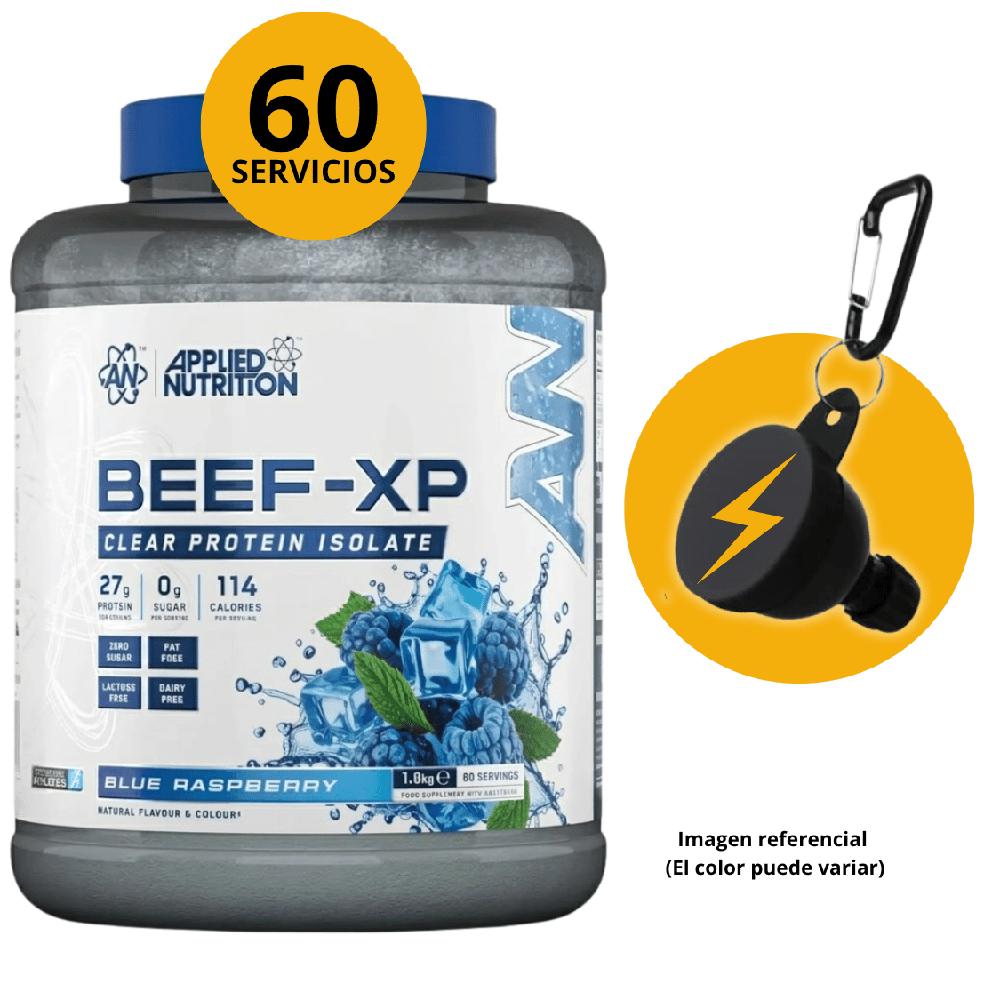 BEEF-XP 1.8KG BEEF PROTEIN SABOR BLUE RASPBERRY CON PORTASUPLES