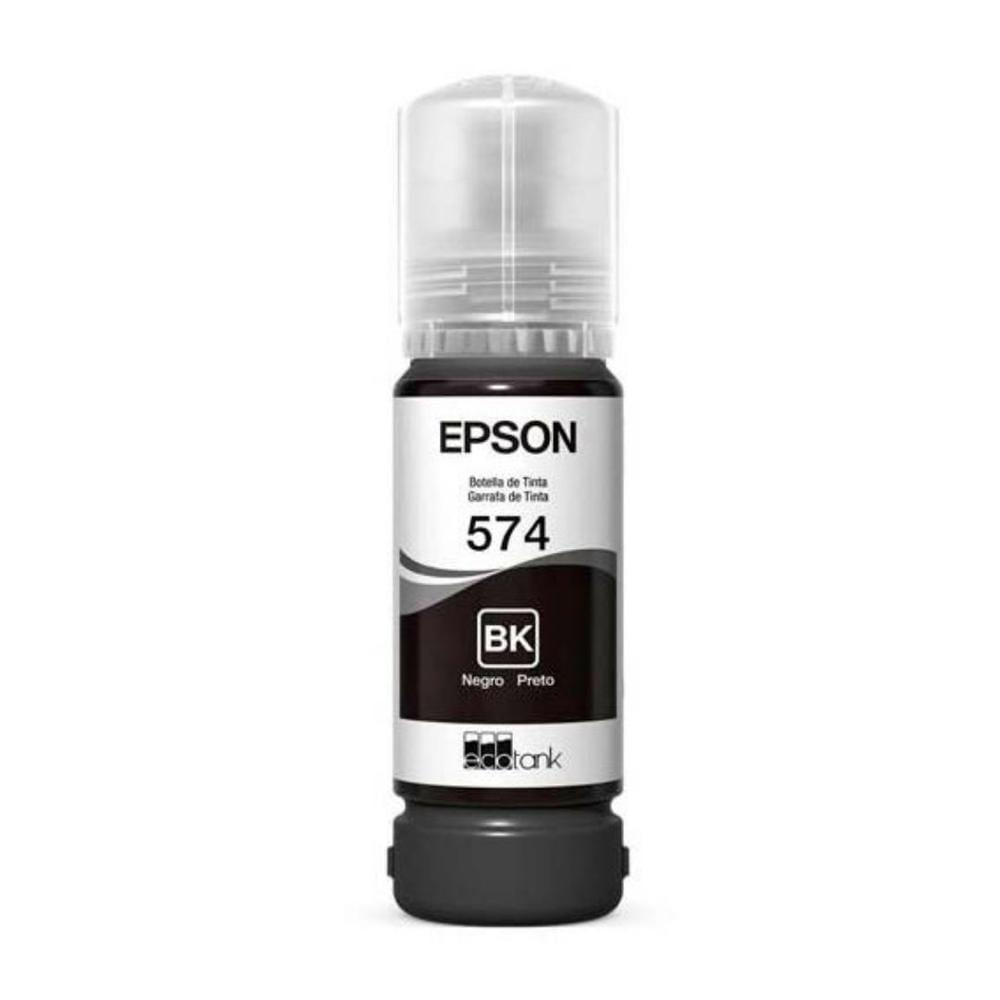 Botella de Tinta Epson T574 Negro 70ml para EcoTank L8050/L18050