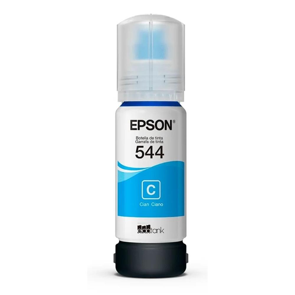 Botella de Tinta Epson T544 Cyan 65ml para EcoTank L1110/L3110/L3150/L5190