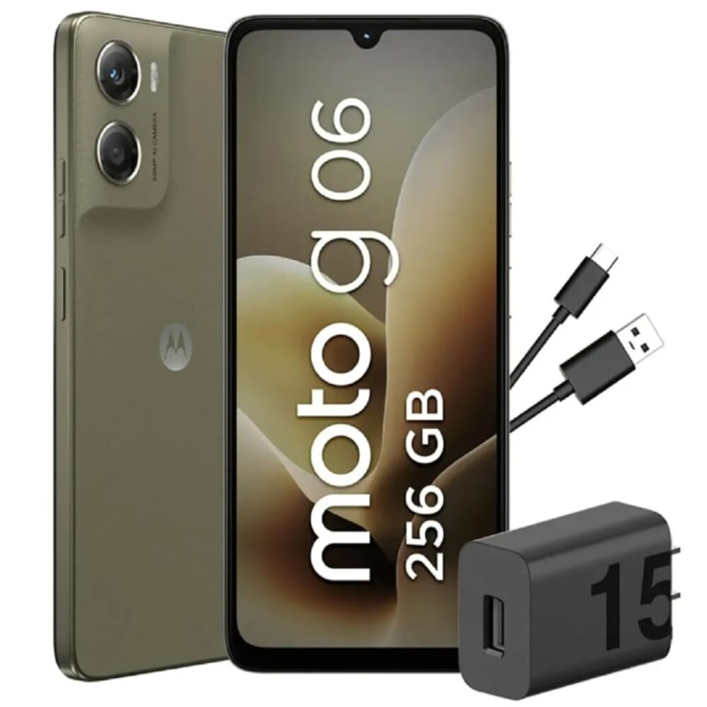 Celular Motorola MOTO G06 4GB 256GB Gris