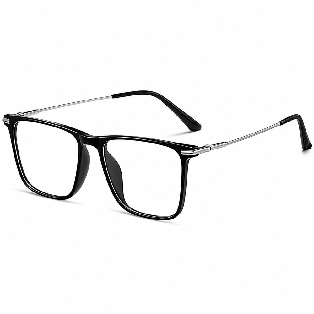 Montura de Titanio UVLAIK Negra para Lentes Oftálmicos Graduados