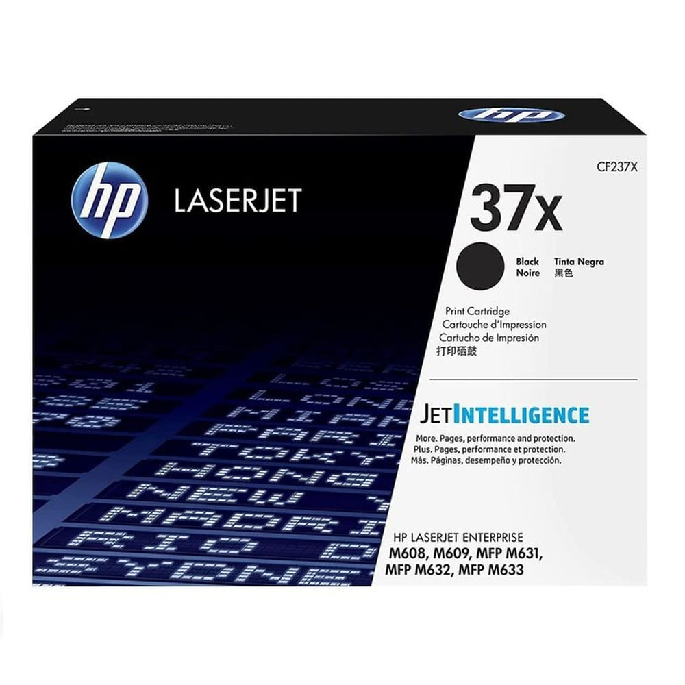 TONER HP 37X NEGRO CF237X L.J.E. M631, M607 ORIGINAL