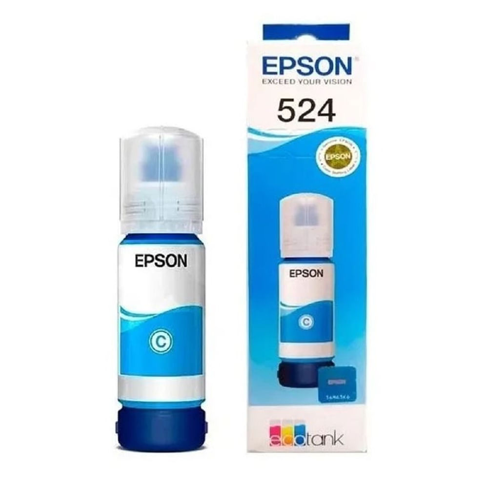 Tinta Epson T524 cian Ecotank L15150 Original - 70ml