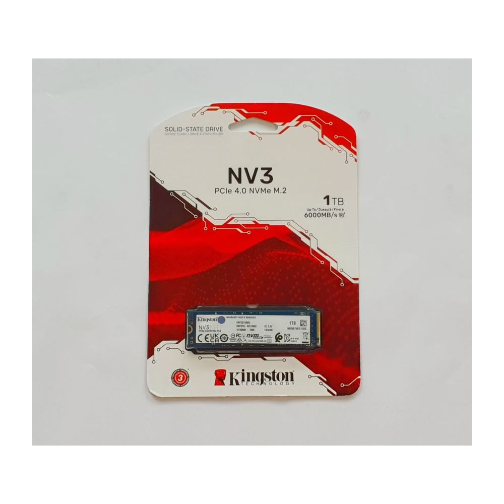 DISCO SOLIDO  KINGSTON 1TB M.2 2280 NVMe PCIe 4.0 SNV3S 1000G