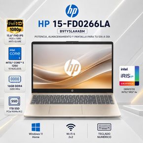 HP 15-Fd0266La Core 5 120U 16GB RAM 1TB