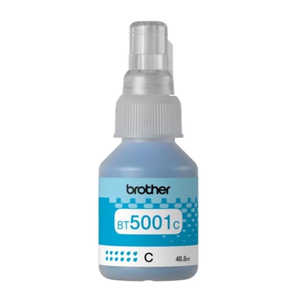 Botella de Tinta Brother BT5001C Cyan 41.8ml para InkBenefit Tank DCP-T300/T500W/T700W