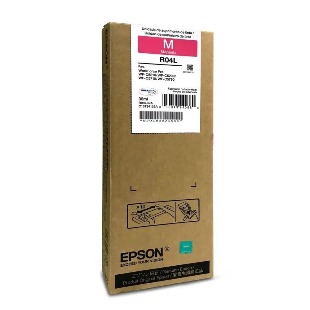 Bolsa de Tinta Epson T941320 Magenta 38ml (R04L) para WorkForce Pro WF-C5210/C5290/C5710/C5790