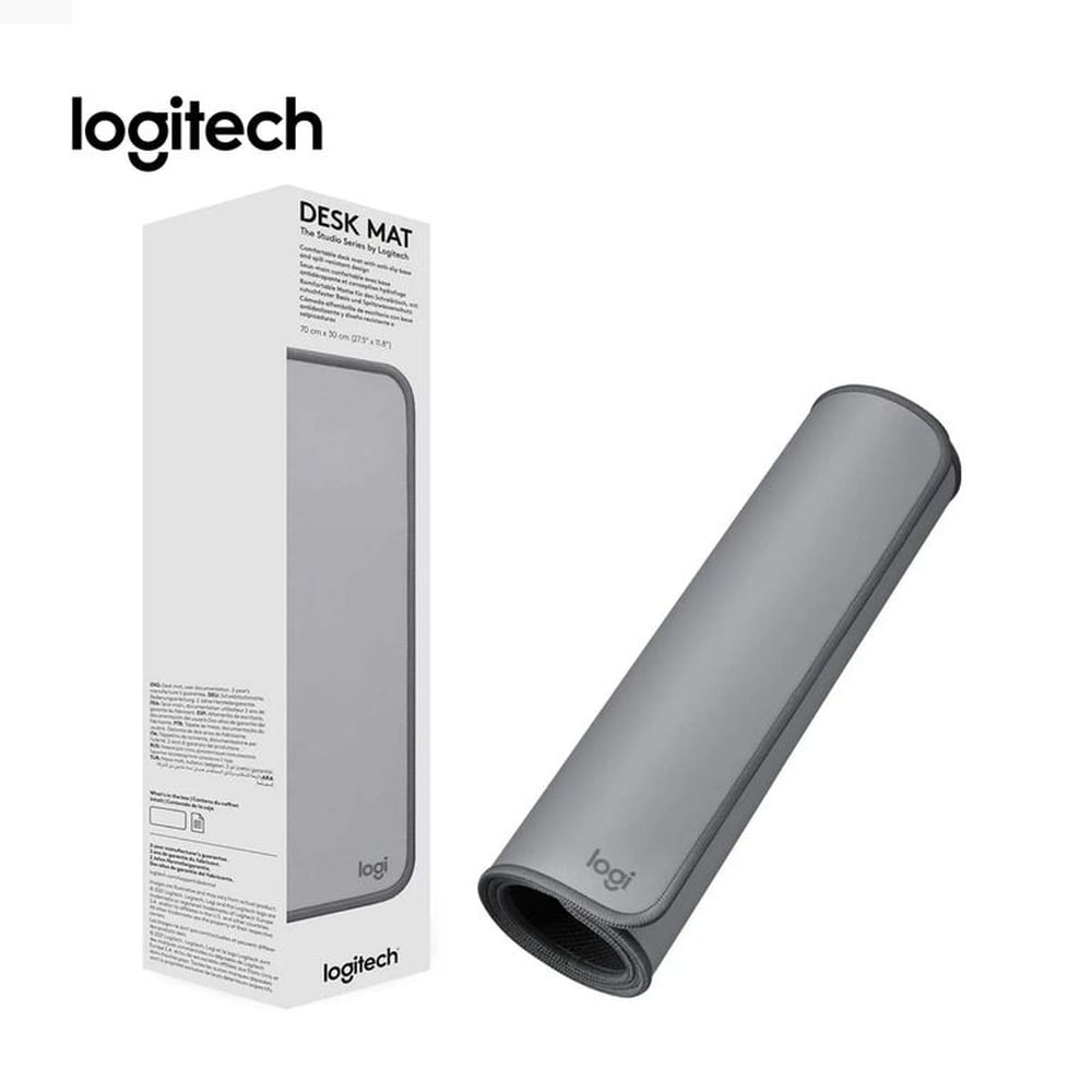 PAD MOUSE LOGITECH DESKPAD ANTI-SALPICADURAS 300X700MM LIGHT GRIS