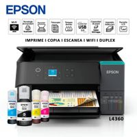 Impresora Multifuncional 3 En 1 Epson Ecotank L4360 Duplex Wifi
