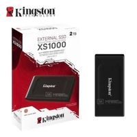 Disco Sólido Externo Kingston XS1000 2TB - Negro - Portátil