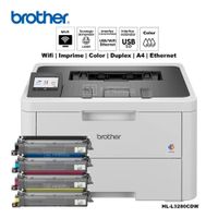 Impresora Láser color Brother HL-L3280CDW Duplex WIFI Red USB
