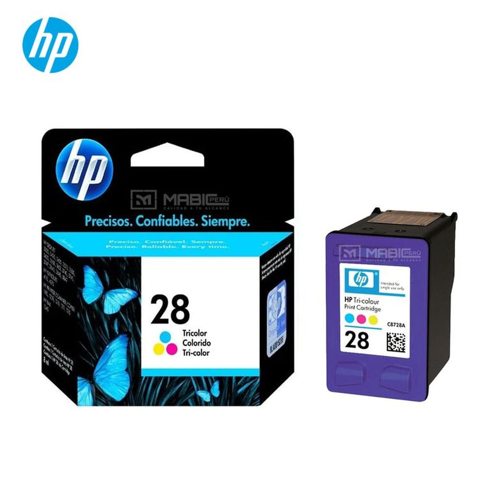Cartucho de Tinta HP 28 Tricolor C8728AL Original