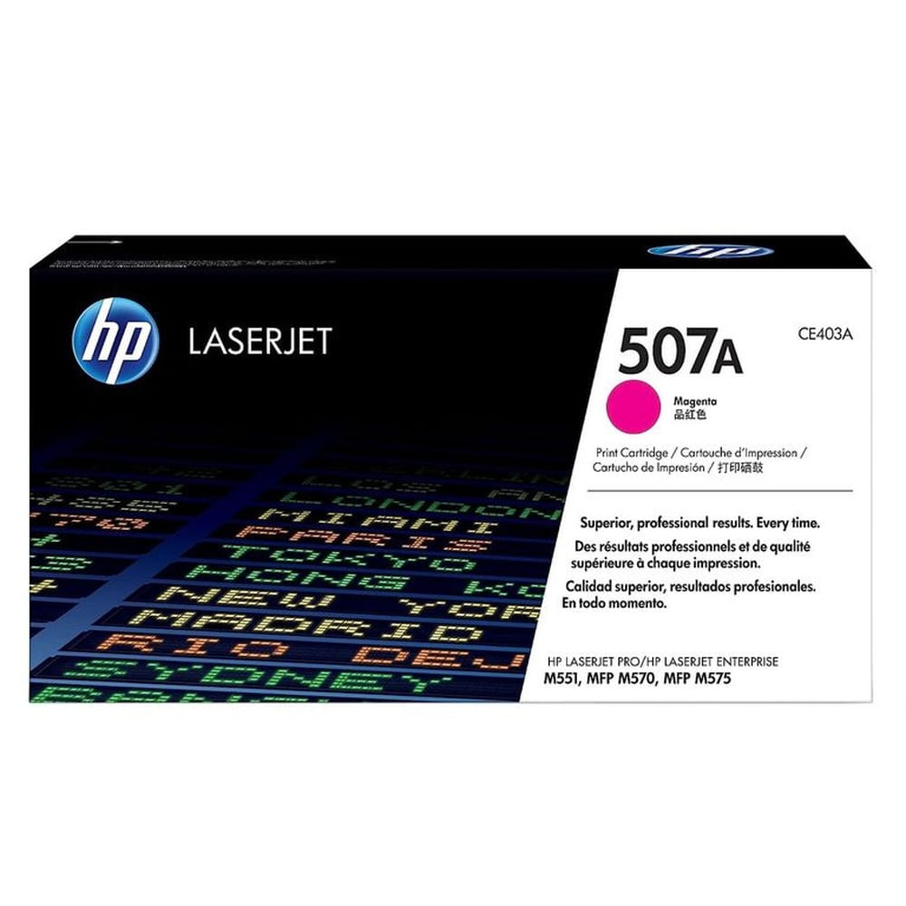 TONER HP 507A MAGENTA CE403A L.J. M551 ORIGINAL