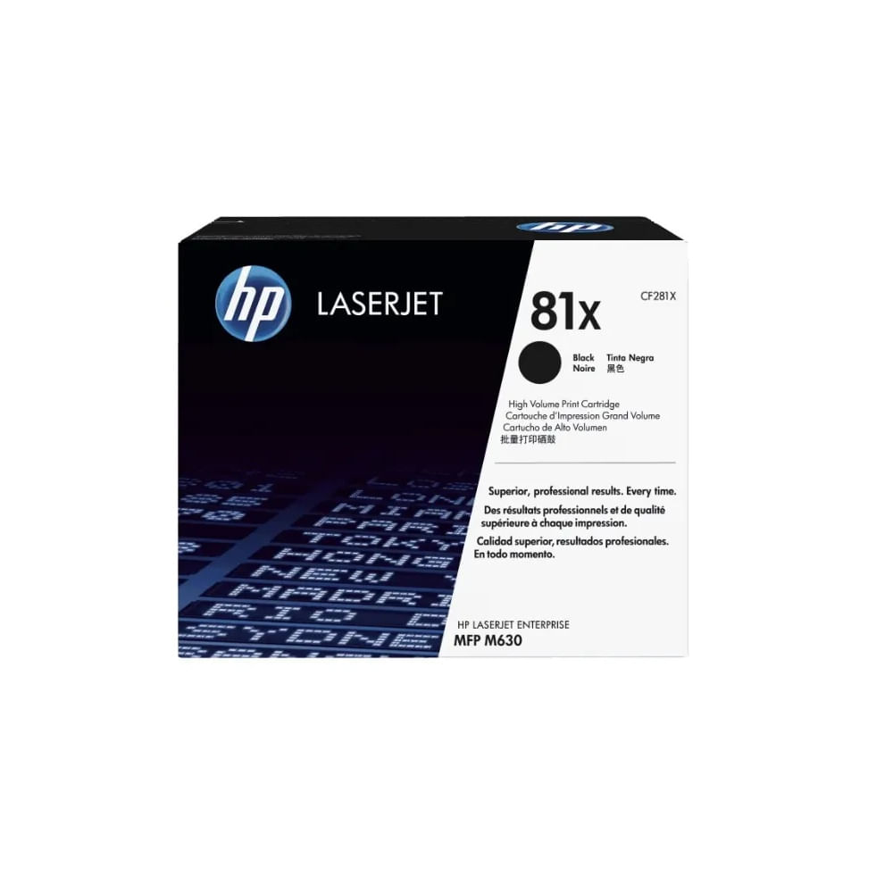TONER HP 81X NEGRO CF281X L.J. MFP M630 ORIGINAL