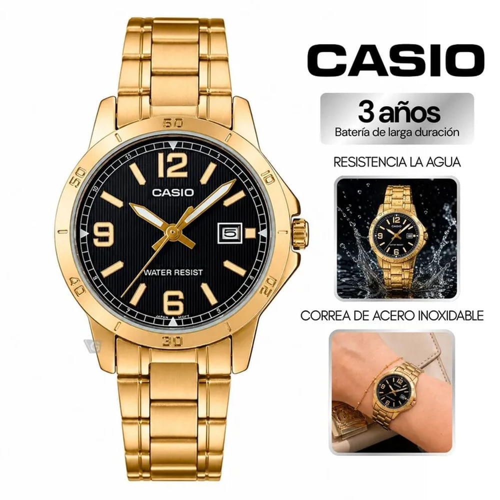 Reloj Casio Análogo LTP V004G 1BUDF Mujer