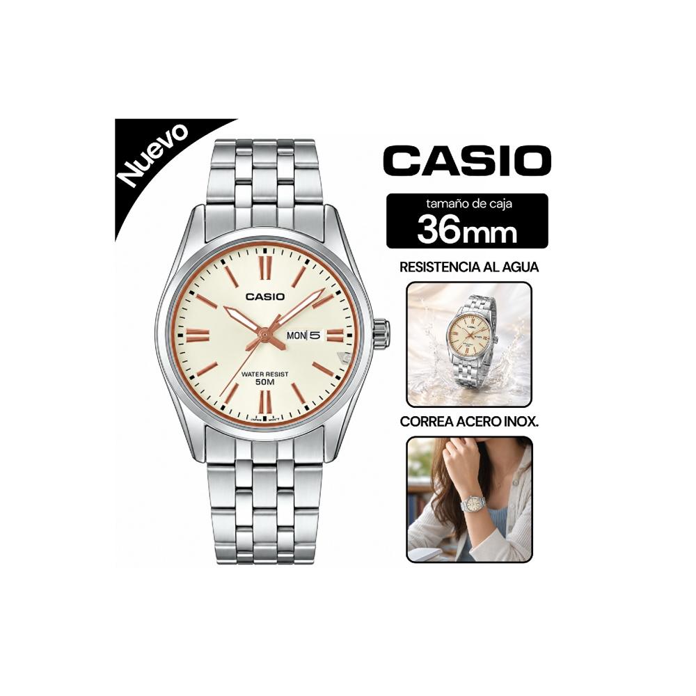 Reloj Casio Para Mujer LLTP 1335D 9AV