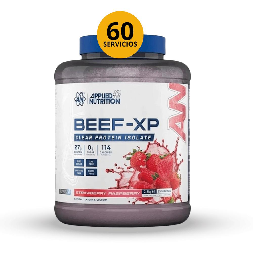 BEEF-XP 1.8KG BEEF PROTEIN SABOR FRESA Y FRAMBUESA